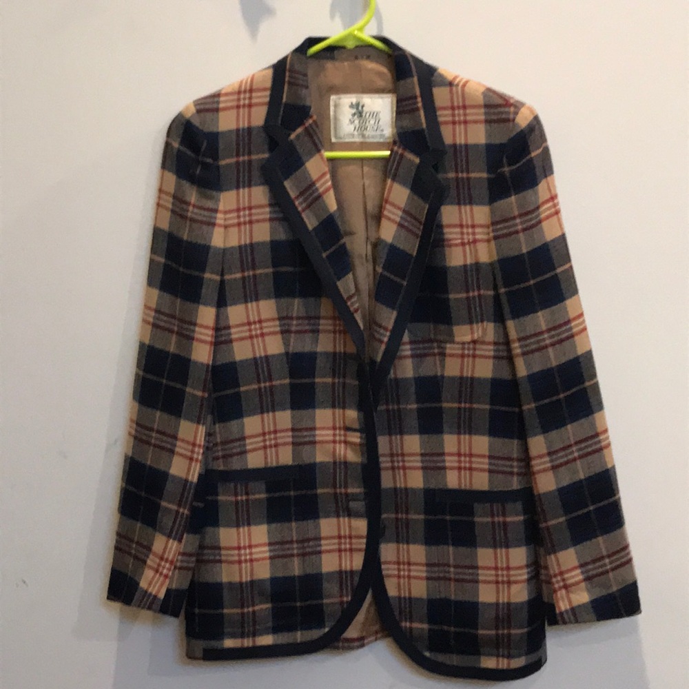 Plaid blazer from The Scotch House